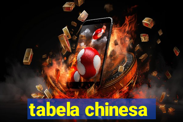 tabela chinesa